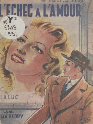 cover image of L'échec à l'amour
